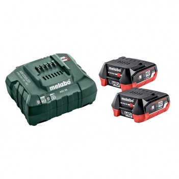 Set 2 Accus LiHD 12V - 4,0 Ah avec chargeur ASC 55 Metabo