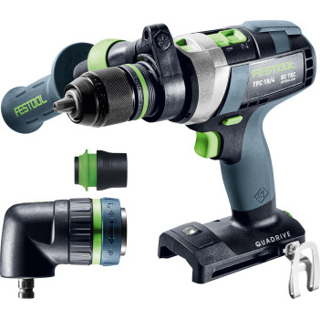 Perceuse-visseuse à percussion sans fil QUADRIVE TPC 18/4-Basic-Set Festool