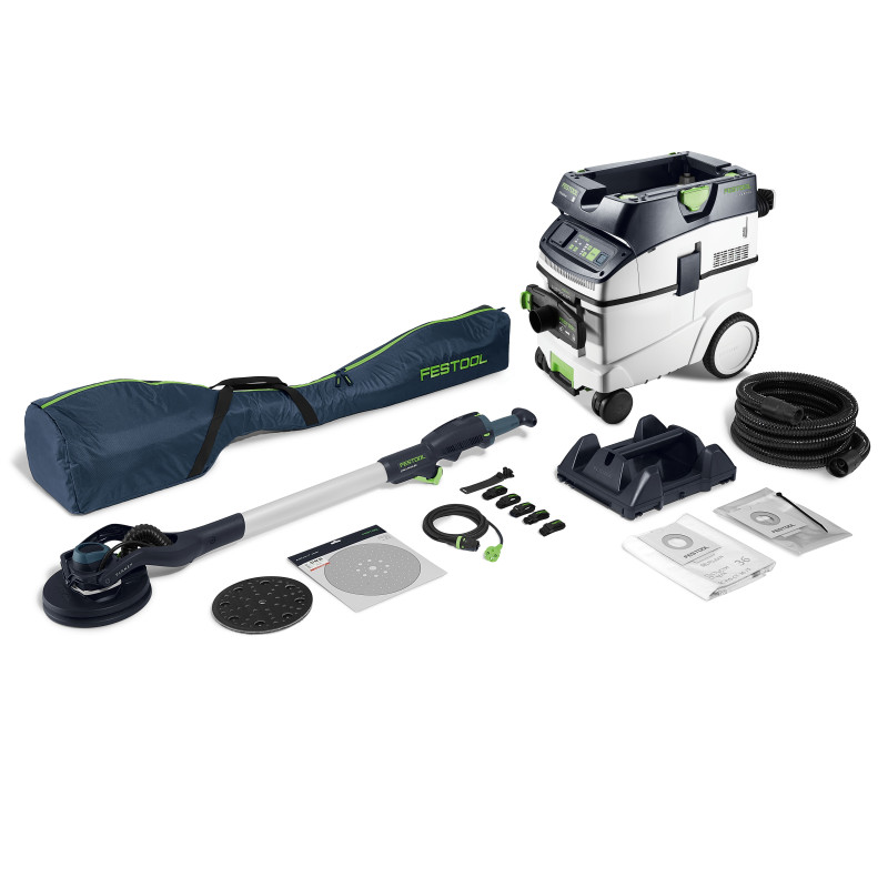 Kit ponceuse à bras et aspirateur PLANEX LHS 2-M 225 EQ/CTL 36-Set Festool