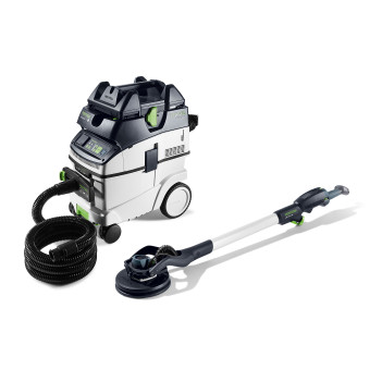 Kit ponceuse à bras et aspirateur PLANEX LHS 2-M 225 EQ/CTL 36-Set Festool