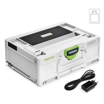 Systainer³ avec enceinte Bluetooth® intégrée TOPROCK SYS3 BT20 M 137 USB-C Festool