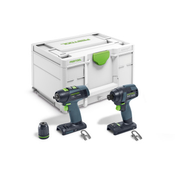 Schrauber- und Bohrer-Set TID 18 Basic-Set T18 Festool