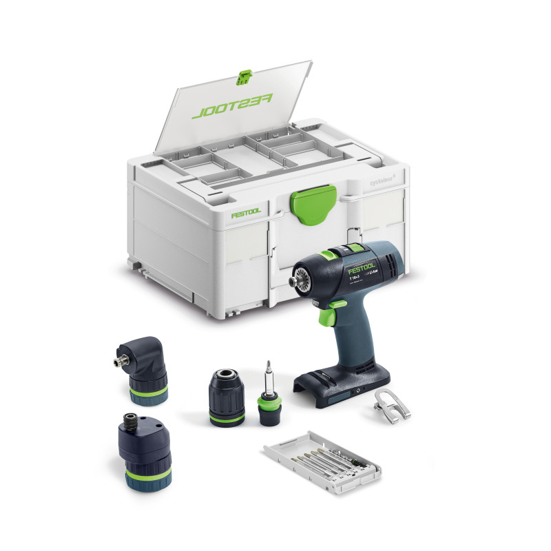 Perceuse-visseuse sans fil T18+3 Basic-Set Festool