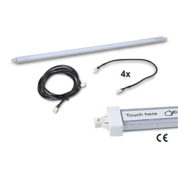 Aluminiumprofil mit LED-Streifen + Schalter für C45PRO 5000 RSC50/PLED-ST Beta