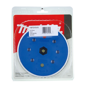 Plateau de ponçage dur pour travaux grossiers Ø 150 mm 197315-5 Makita