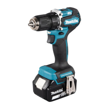 Akku-Bohrschrauber LXT 18V + 2 Akkus 2Ah und Ladegerät DDF487RAJ Makita