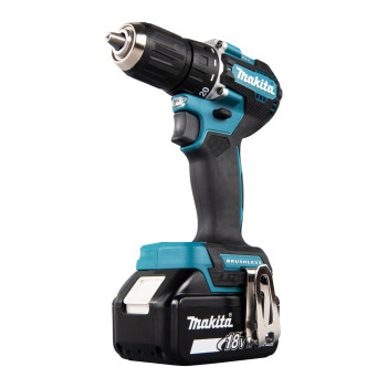 Akku-Bohrschrauber LXT 18V + 2 Akkus 2Ah und Ladegerät DDF487RAJ Makita