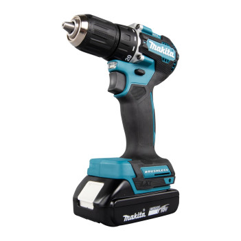 Akku-Bohrschrauber LXT 18V + 2 Akkus 2Ah und Ladegerät DDF487RAJ Makita
