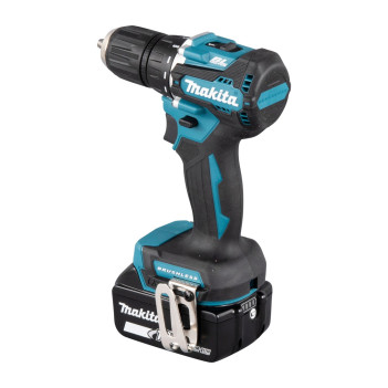 Akku-Bohrschrauber LXT 18V + 2 Akkus 2Ah und Ladegerät DDF487RAJ Makita