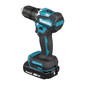 Akku-Bohrschrauber LXT 18V + 2 Akkus 2Ah und Ladegerät DDF487RAJ Makita