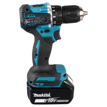 Akku-Bohrschrauber LXT 18V + 2 Akkus 2Ah und Ladegerät DDF487RAJ Makita