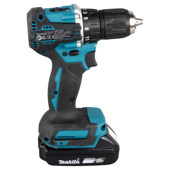 Perceuse-visseuse LXT 18V + 2 accus 2Ah et chargeur DDF487RAJ Makita