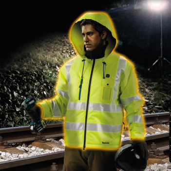 Veste chauffante haute visibilité CXT 12Vmax CJ106DZL Makita