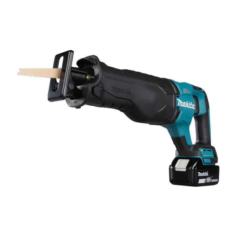 Akku-Säbelsäge LXT 18V 32mm + 2 Akkus 5Ah und Ladegerät DJR187RTE Makita