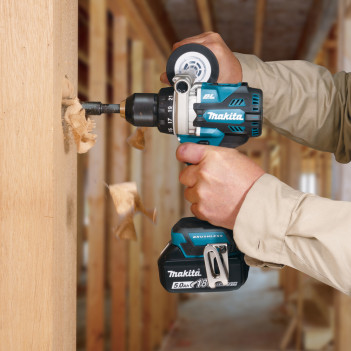 Perceuse-visseuse LXT 18V + 2 accus 5Ah et chargeur DDF492RTJ Makita