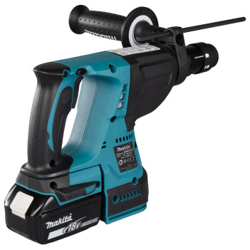 Akku-Bohrhammer LXT 3 Funktionen 18V 2J + 2 Akkus 5Ah und Ladegerät DHR243RTJW Makita