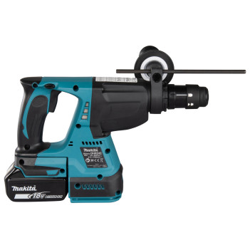 Akku-Bohrhammer LXT 3 Funktionen 18V 2J + 2 Akkus 5Ah und Ladegerät DHR243RTJW Makita