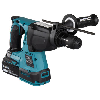 Akku-Bohrhammer LXT 3 Funktionen 18V 2J + 2 Akkus 5Ah und Ladegerät DHR243RTJW Makita