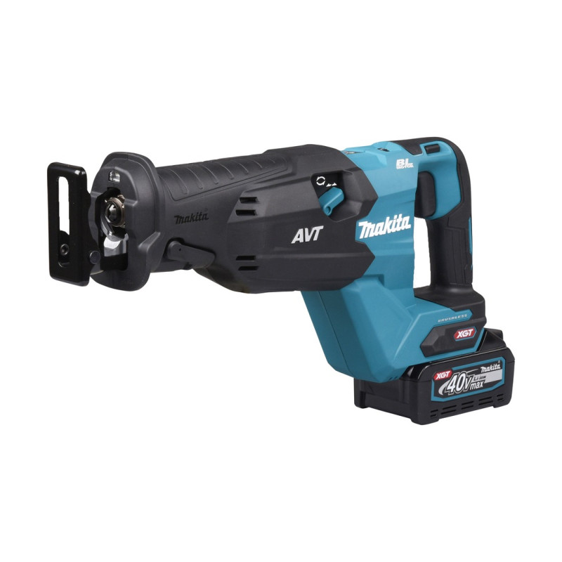Akku-Säbelsäge XGT 40Vmax 32mm + 2 Akkus 4Ah und Ladegerät JR002GM201 Makita