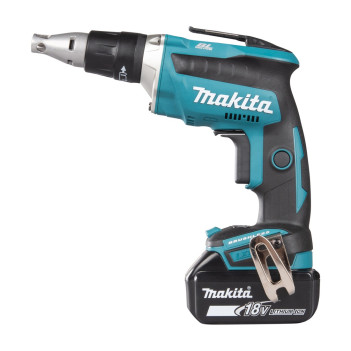 Akku-Schrauber LXT 18V + 2 Akkus 5Ah und Ladegerät DFS452RTJ Makita
