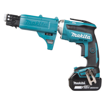 Akku-Schrauber LXT 18V + 2 Akkus 5Ah und Ladegerät DFS452RTJ Makita