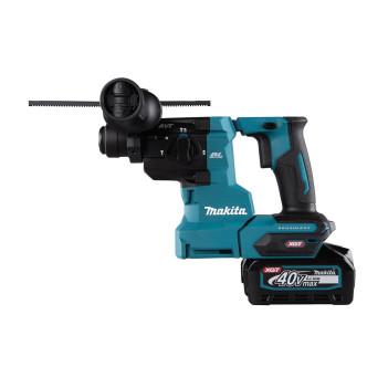 Akku-Bohr- und Spitzhammer XGT 40Vmax 2,1J + 2 Akkus 2,5Ah und Ladegerät HR010GD201 Makita