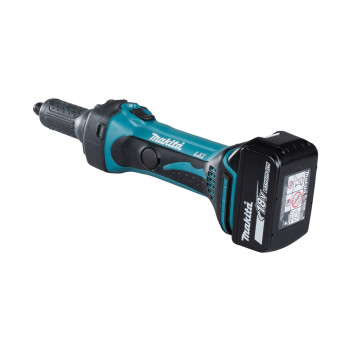 Akku-Geradeschleifer LXT 18V 6mm + 2 Akkus 5Ah und Ladegerät DGD800RTJ Makita