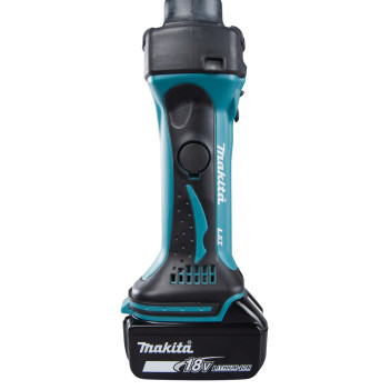 Akku-Geradeschleifer LXT 18V 6mm + 2 Akkus 5Ah und Ladegerät DGD800RTJ Makita