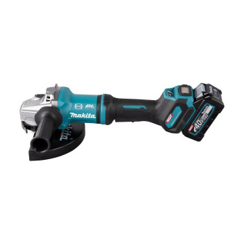 Akku-Winkelschleifer XGT 40Vmax 230mm + 2 Akkus 5Ah und Ladegerät GA038GT201 Makita