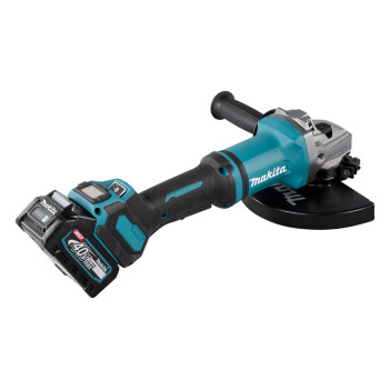 Akku-Winkelschleifer XGT 40Vmax 230mm + 2 Akkus 5Ah und Ladegerät GA038GT201 Makita