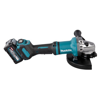 Akku-Winkelschleifer XGT 40Vmax 230mm + 2 Akkus 5Ah und Ladegerät GA038GT201 Makita