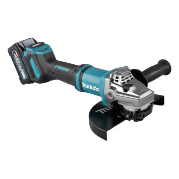 Akku-Winkelschleifer XGT 40Vmax 230mm + 2 Akkus 5Ah und Ladegerät GA038GT201 Makita