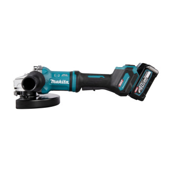 Akku-Winkelschleifer XGT 40Vmax 230mm + 2 Akkus 5Ah und Ladegerät GA038GT201 Makita