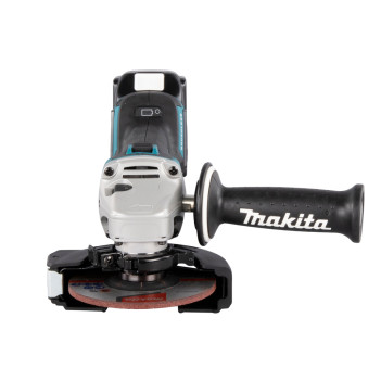 Akku-Winkelschleifer LXT 18V 125mm + 2 Akkus 5Ah und Ladegerät DGA506RTJ Makita