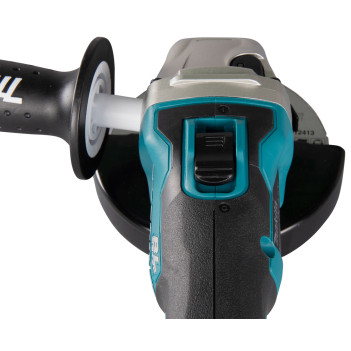 Akku-Winkelschleifer LXT 18V 125mm + 2 Akkus 5Ah und Ladegerät DGA506RTJ Makita