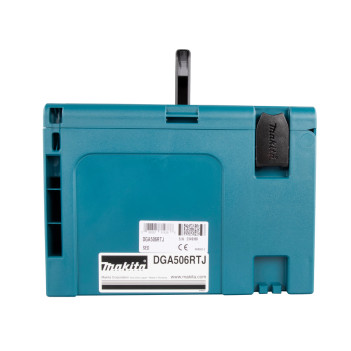 Akku-Winkelschleifer LXT 18V 125mm + 2 Akkus 5Ah und Ladegerät DGA506RTJ Makita