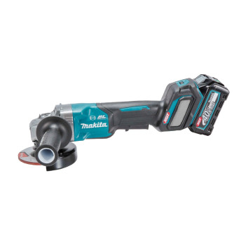 Akku Winkelschleifer XGT 40Vmax 115mm + 2 Akkus 4Ah und Ladegerät GA028GM201 Makita