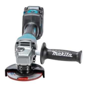 Akku Winkelschleifer XGT 40Vmax 115mm + 2 Akkus 4Ah und Ladegerät GA028GM201 Makita