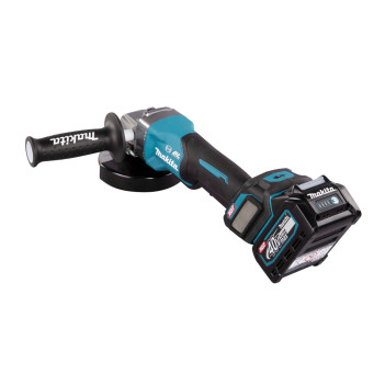 Akku-Winkelschleifer XGT 40Vmax 125mm + 2 Akkus 4Ah und Ladegerät GA029GM201 Makita