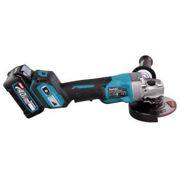 Akku-Winkelschleifer XGT 40Vmax 125mm + 2 Akkus 4Ah und Ladegerät GA029GM201 Makita