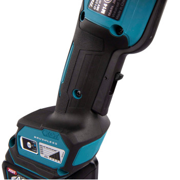 Akku-Winkelschleifer XGT 40Vmax 125mm + 2 Akkus 4Ah und Ladegerät GA029GM201 Makita