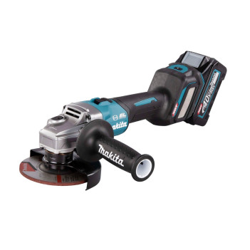 Meuleuse angulaire XGT 40Vmax 125mm + 2 accus 4Ah et chargeur GA023GM201 Makita