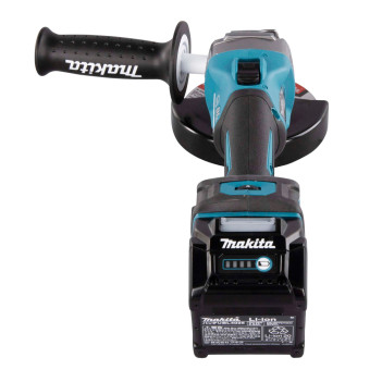 Akku-Winkelschleifer XGT 40Vmax 125mm + 2 Akkus 4Ah und Ladegerät GA023GM201 Makita