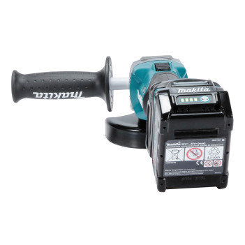 Akku-Winkelschleifer XGT 40Vmax 115mm + 2 Akkus 4Ah und Ladegerät GA022GM201 Makita
