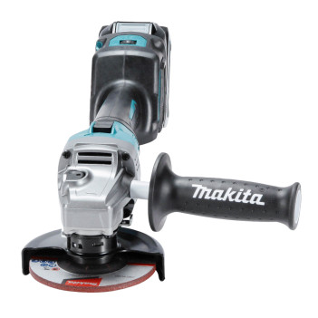 Akku-Winkelschleifer XGT 40Vmax 115mm + 2 Akkus 4Ah und Ladegerät GA022GM201 Makita
