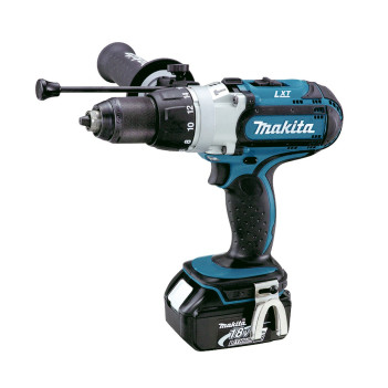 Perceuse-frappeuse LXT 18V + 2 accus 5Ah et chargeur DHP451RTJ Makita