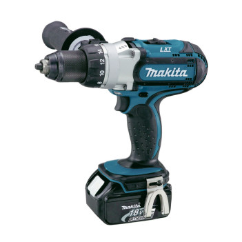 Akku-Bohrschrauber LXT 18V + 2 Akkus 5Ah und Ladegerät DDF451RTJ Makita