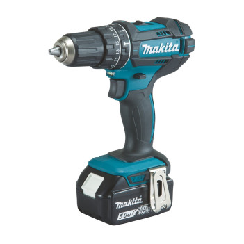 Akku-Schlagbohrschrauber LXT 18V + 2 Akkus 5Ah und Ladegerät DHP482RTJ Makita