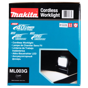 Lampe de chantier LXT / XGT 18V 40Vmax ML003G Makita