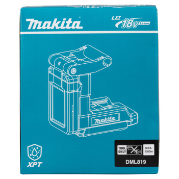 Lampe LED magnétique LXT 18V DML819 Makita